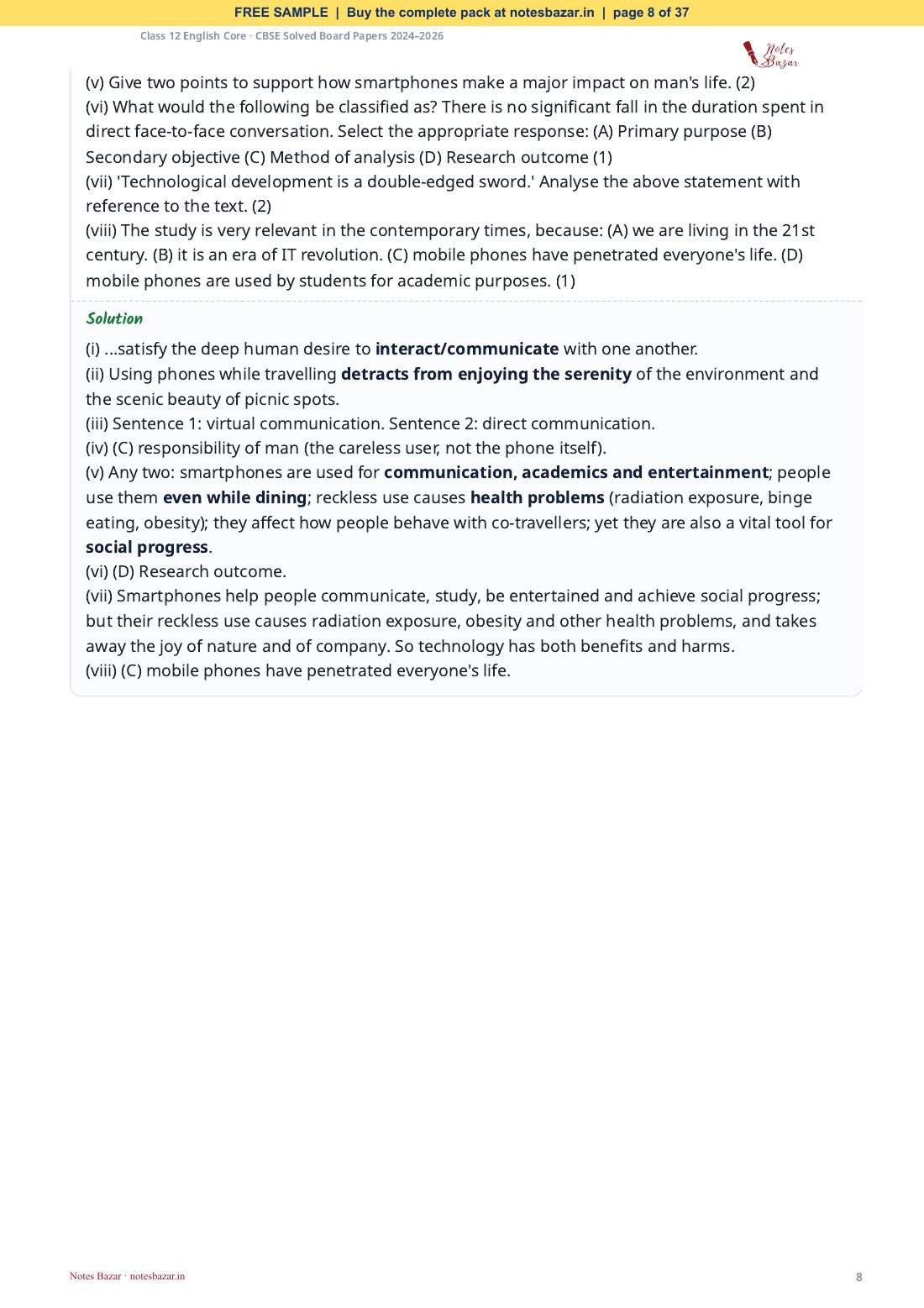 Sample page 8 of 37