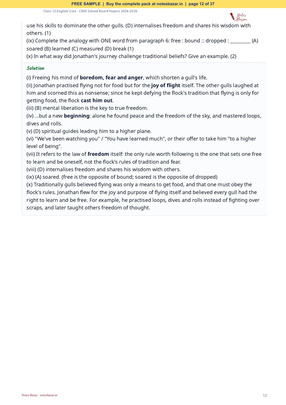Sample page 12 of 37