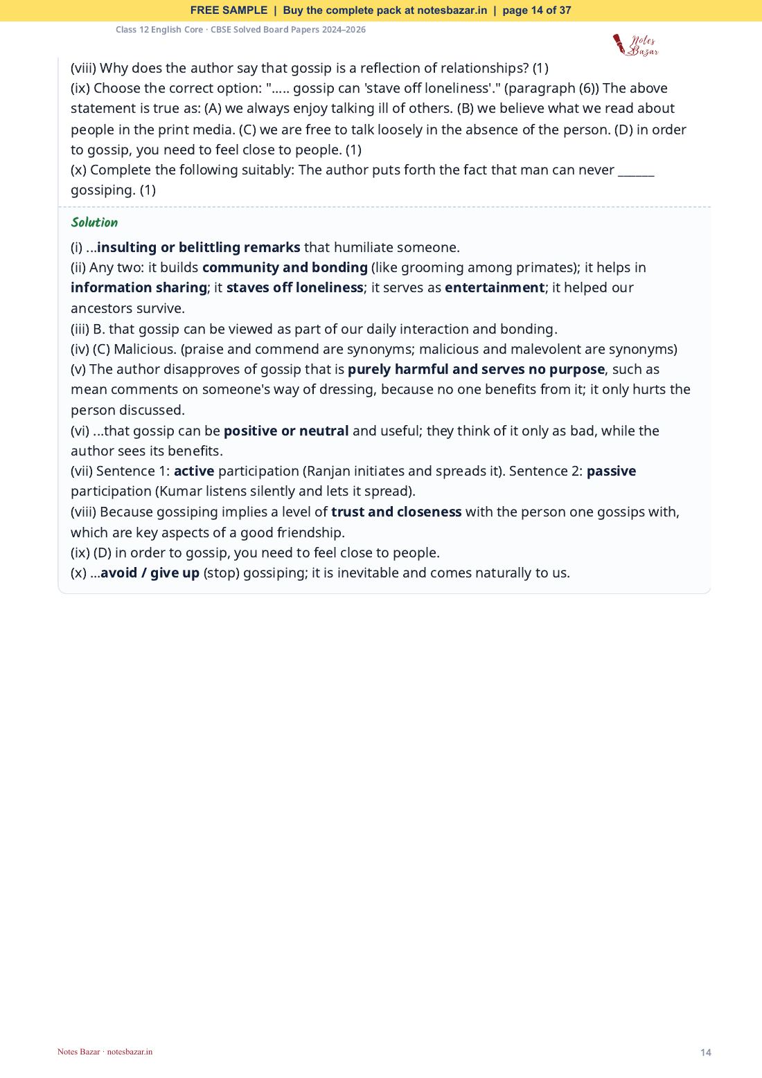 Sample page 14 of 37