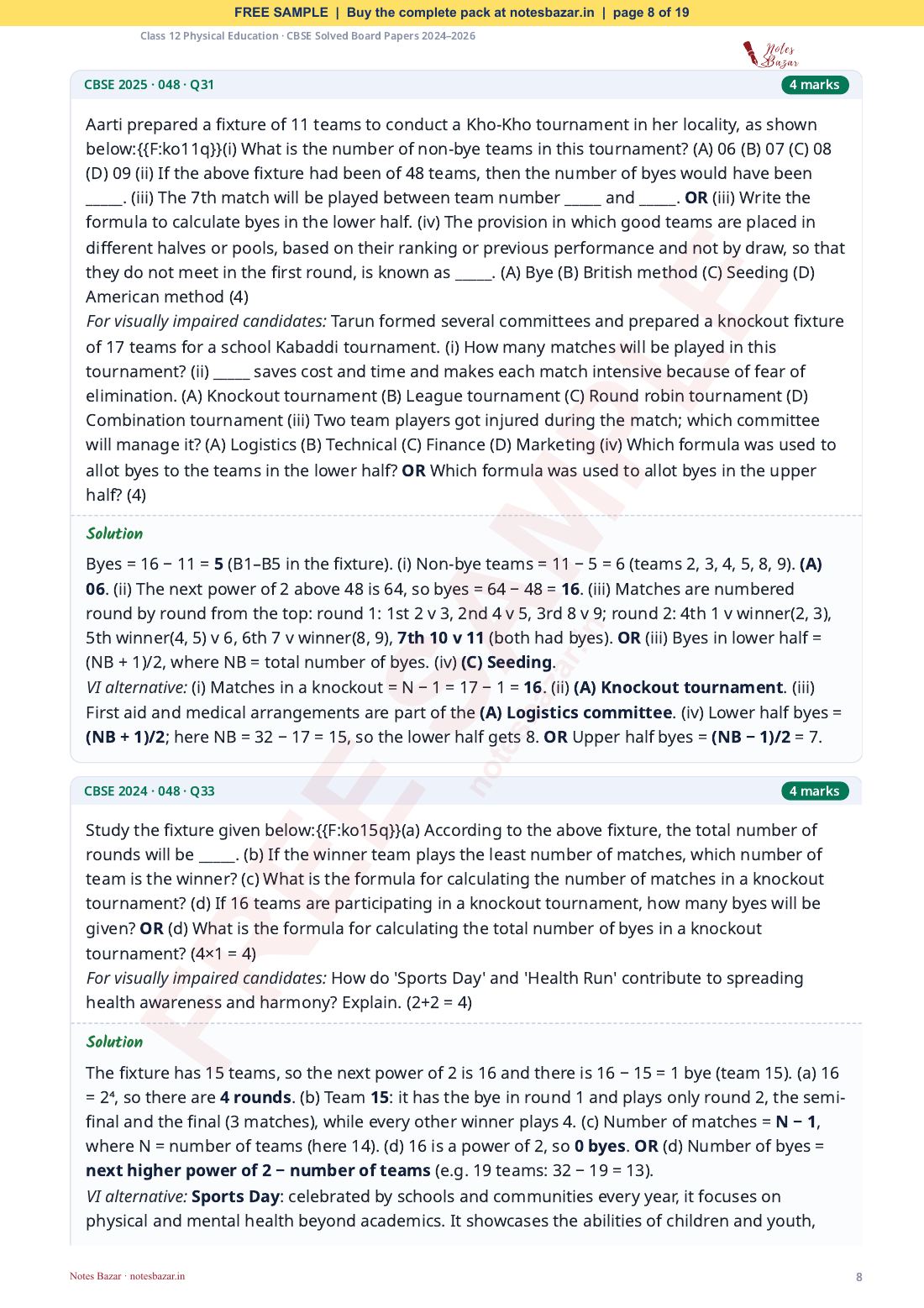 Sample page 8 of 19