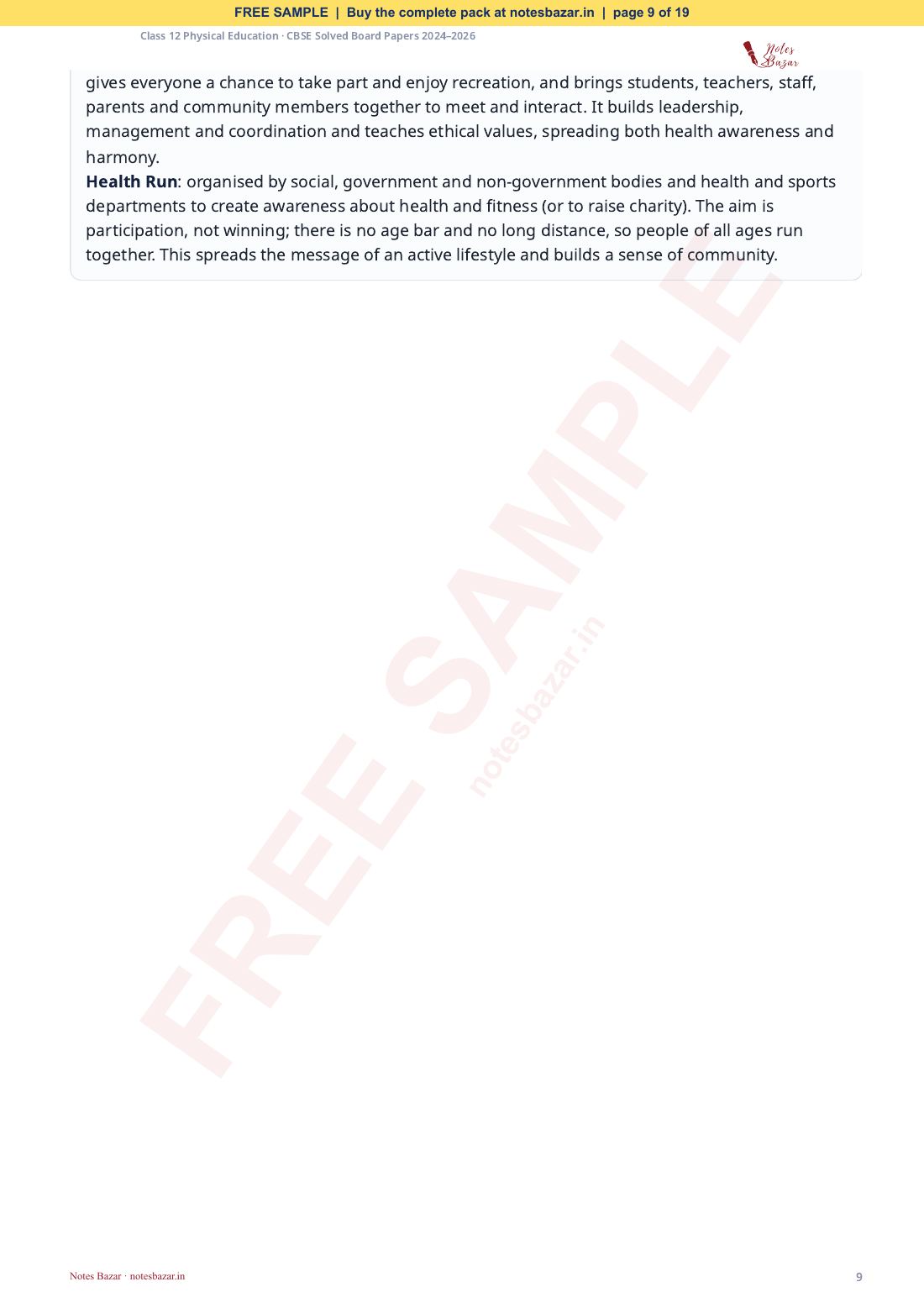 Sample page 9 of 19