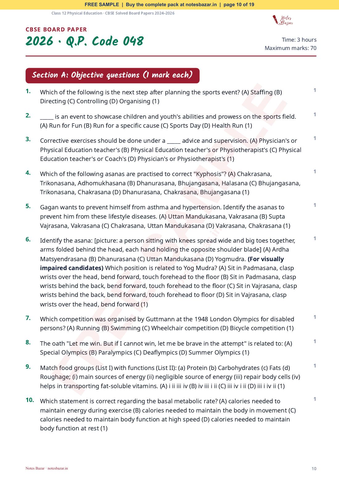 Sample page 10 of 19