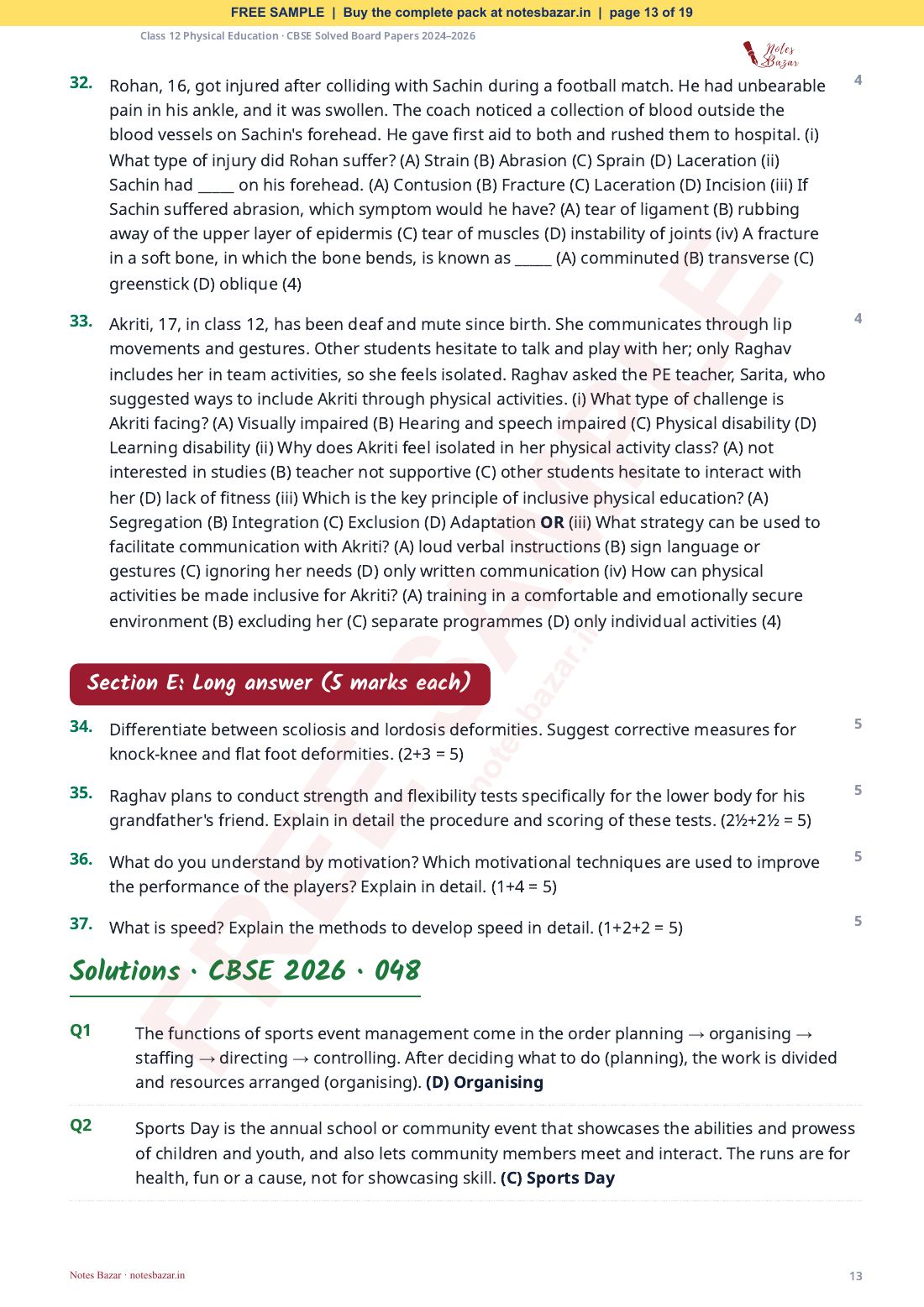 Sample page 13 of 19
