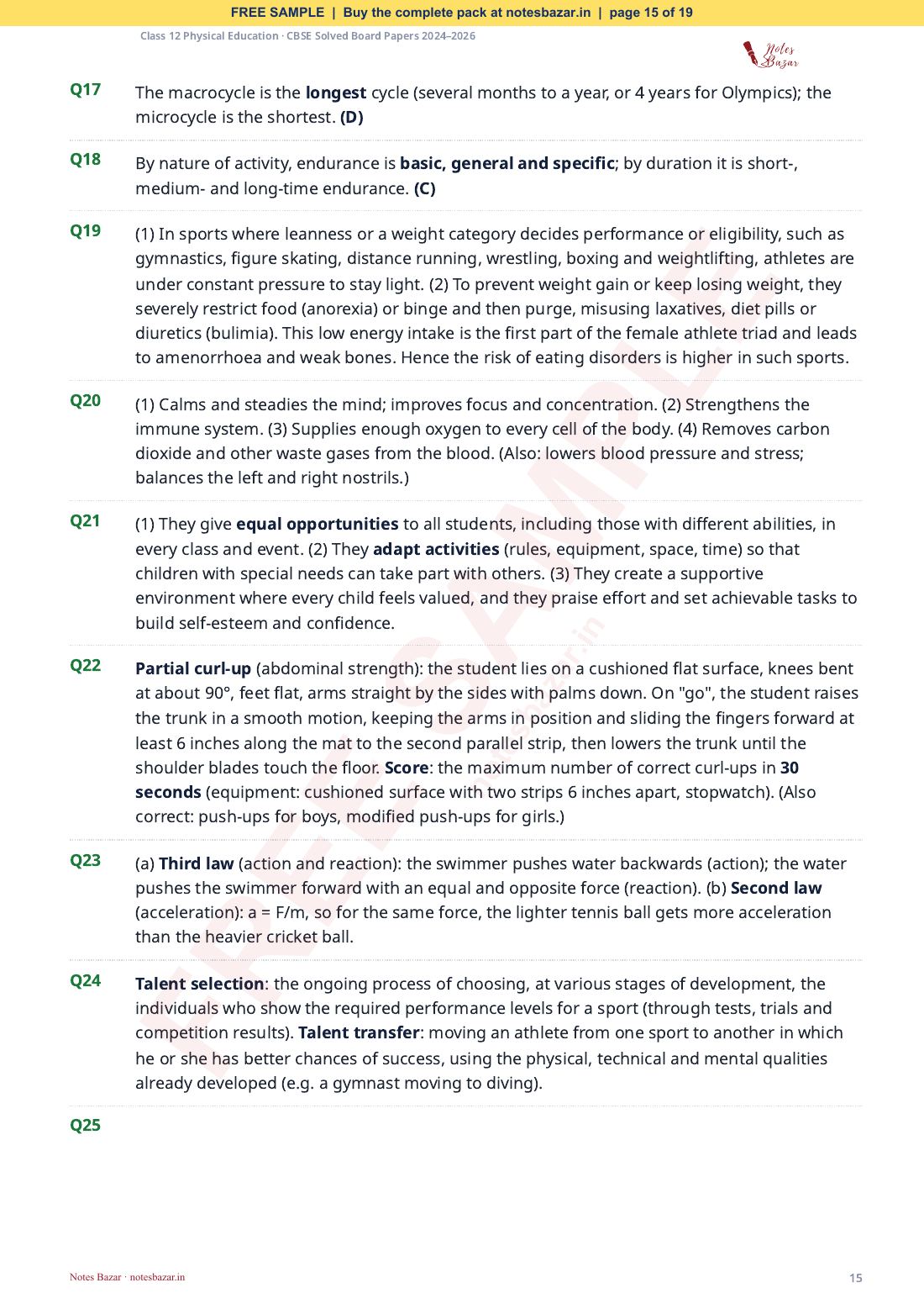 Sample page 15 of 19