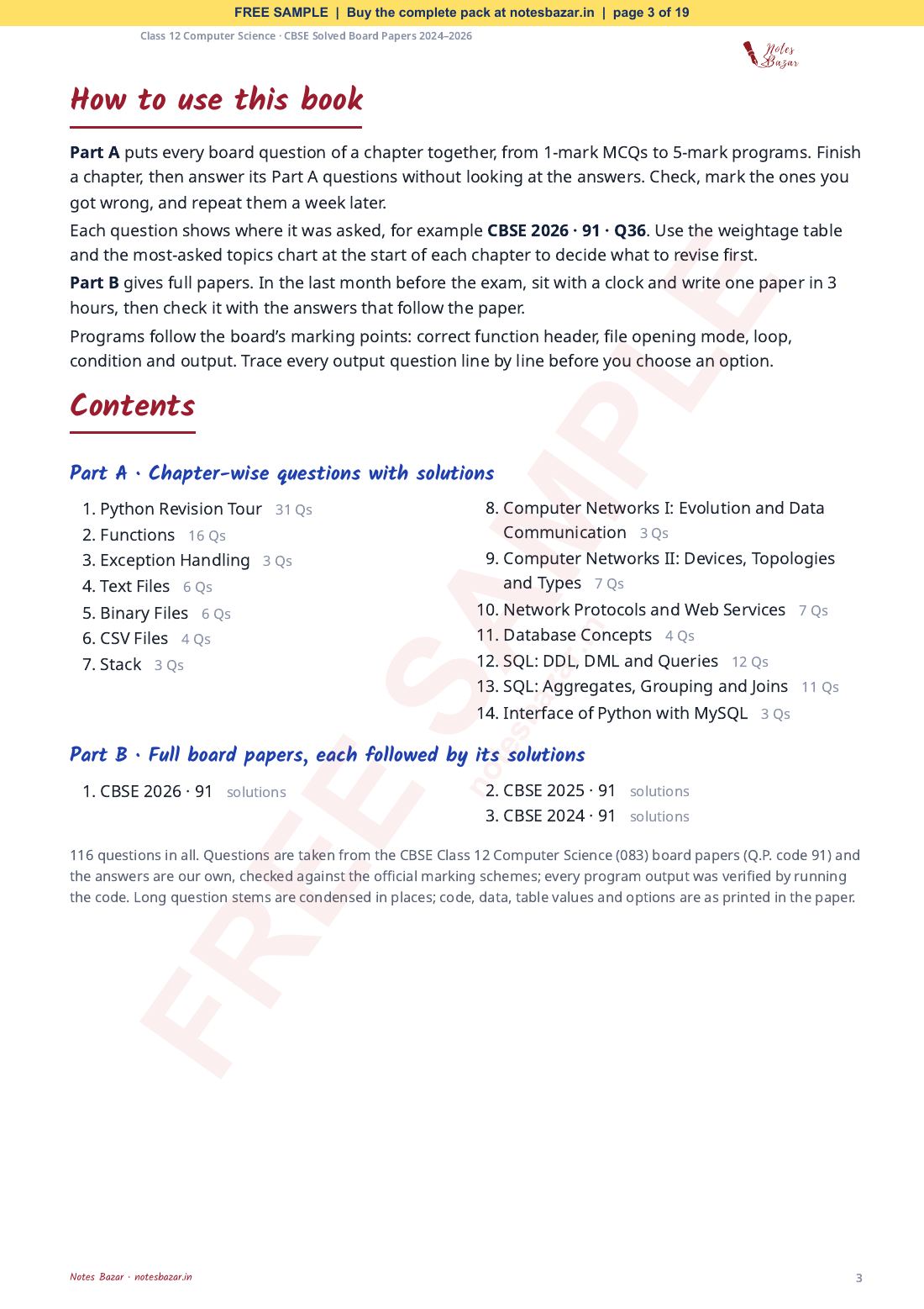Sample page 3 of 19