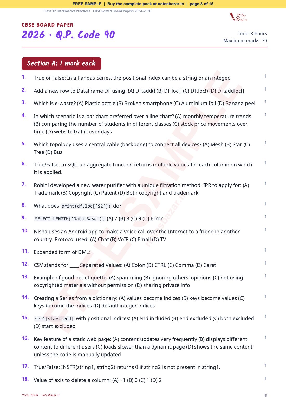 Sample page 8 of 15