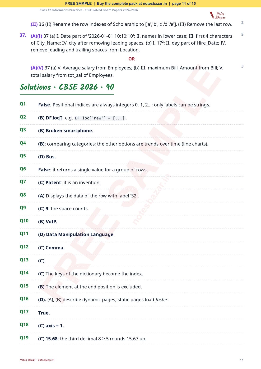 Sample page 11 of 15