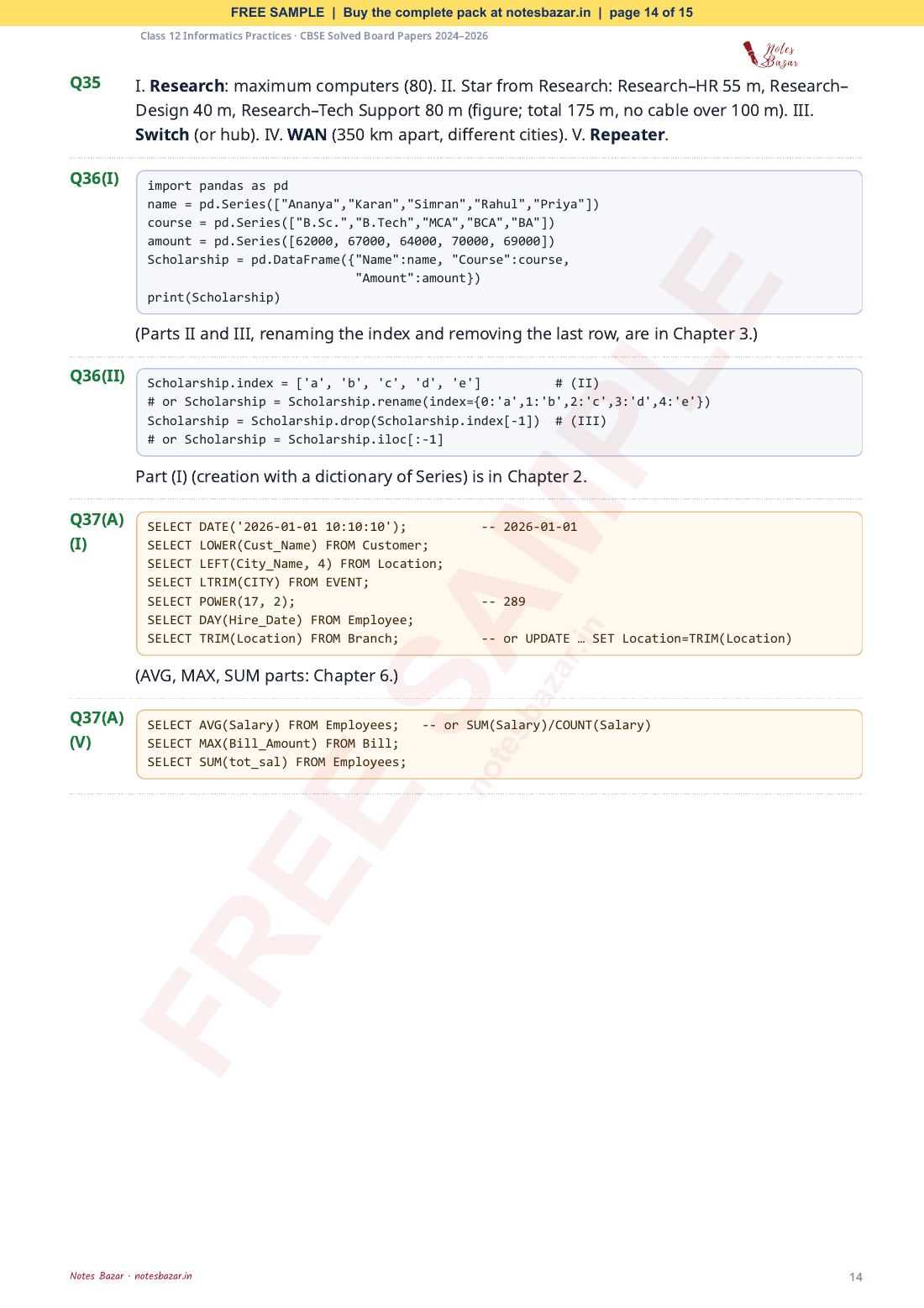 Sample page 14 of 15