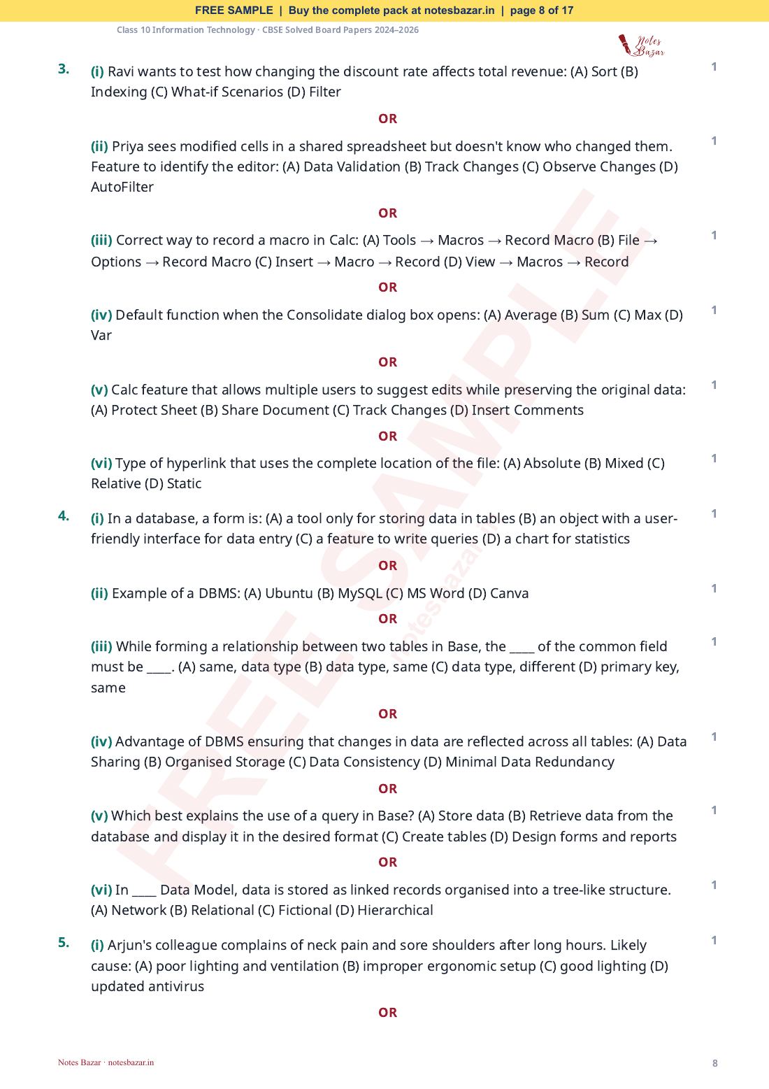 Sample page 8 of 17