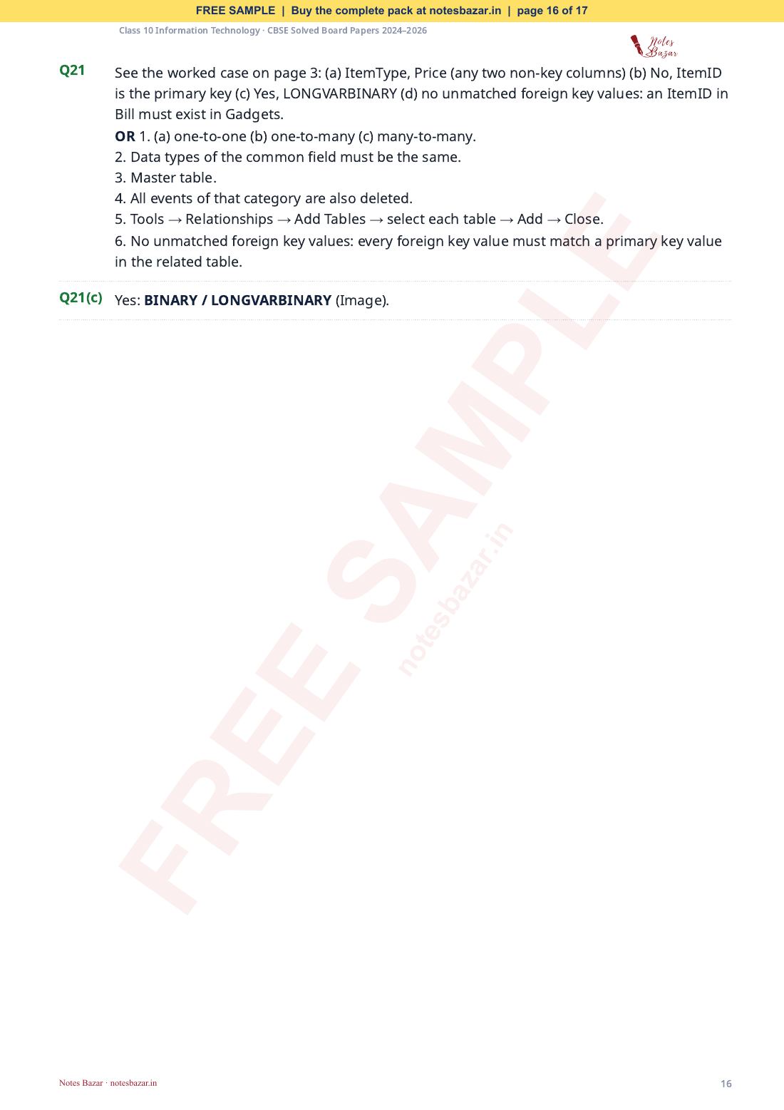 Sample page 16 of 17