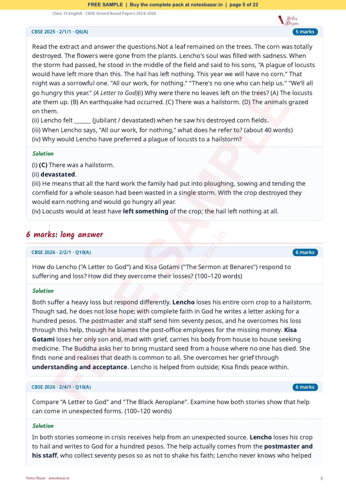 Sample page 5 of 22