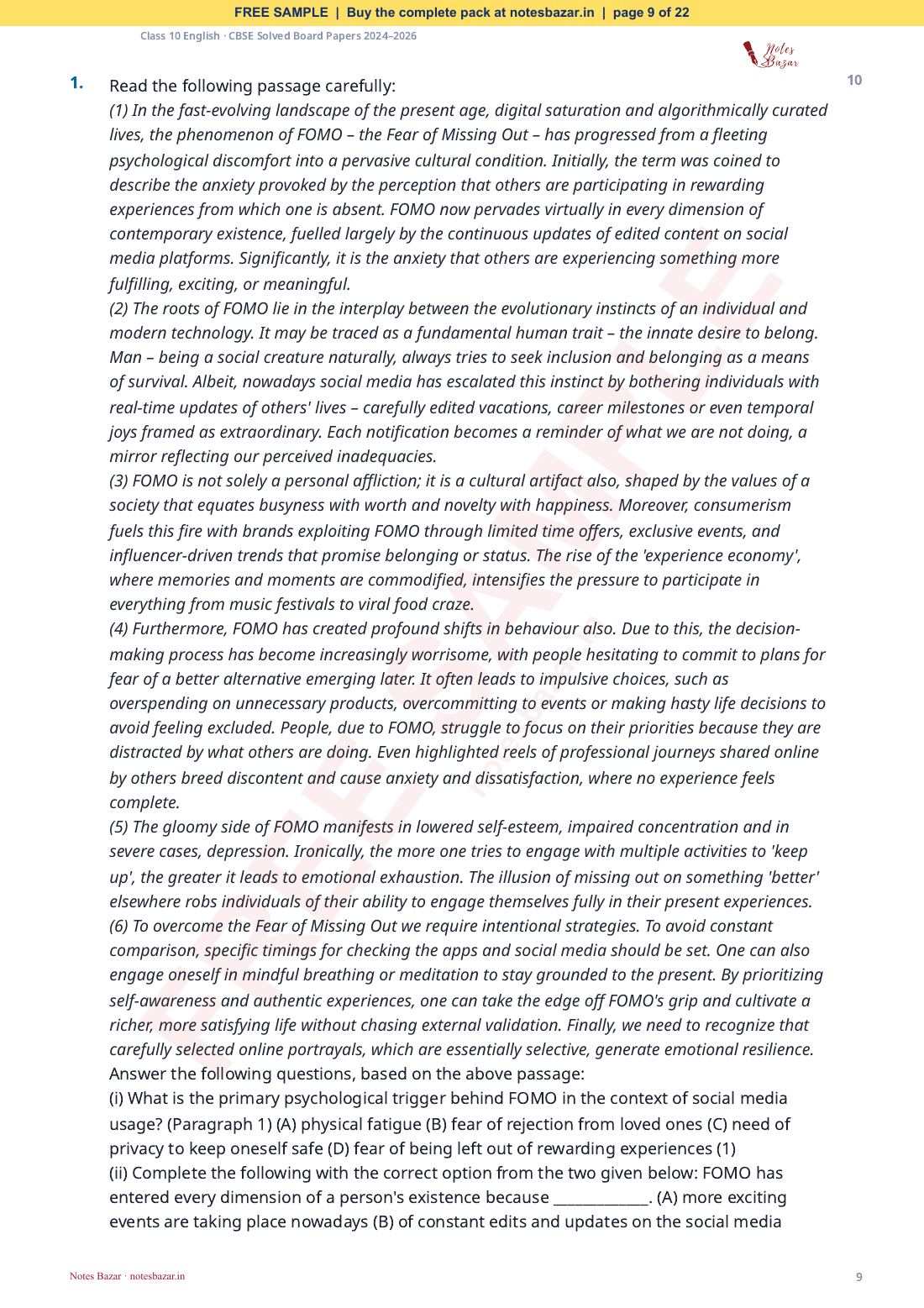 Sample page 9 of 22