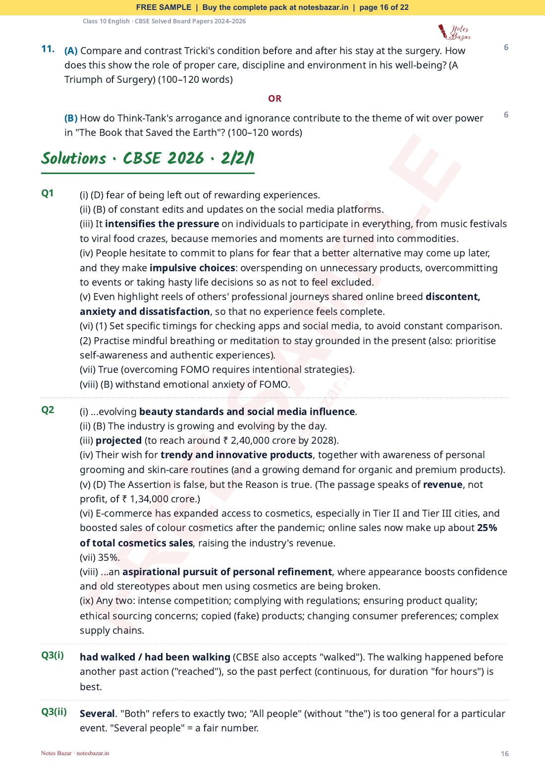 Sample page 16 of 22