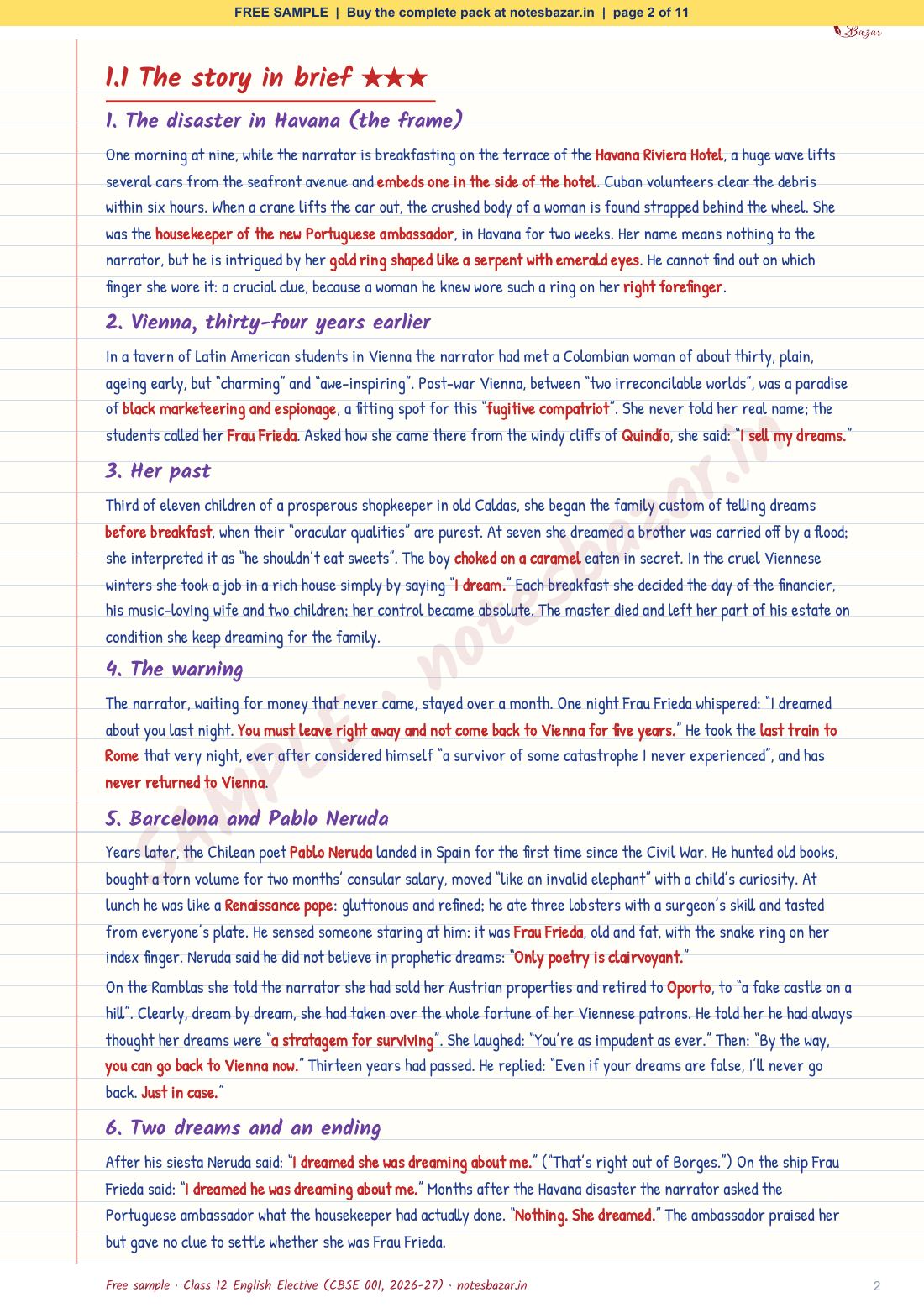 Sample page 2 of 11