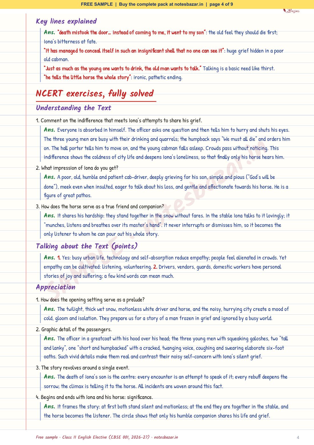 Sample page 4 of 9