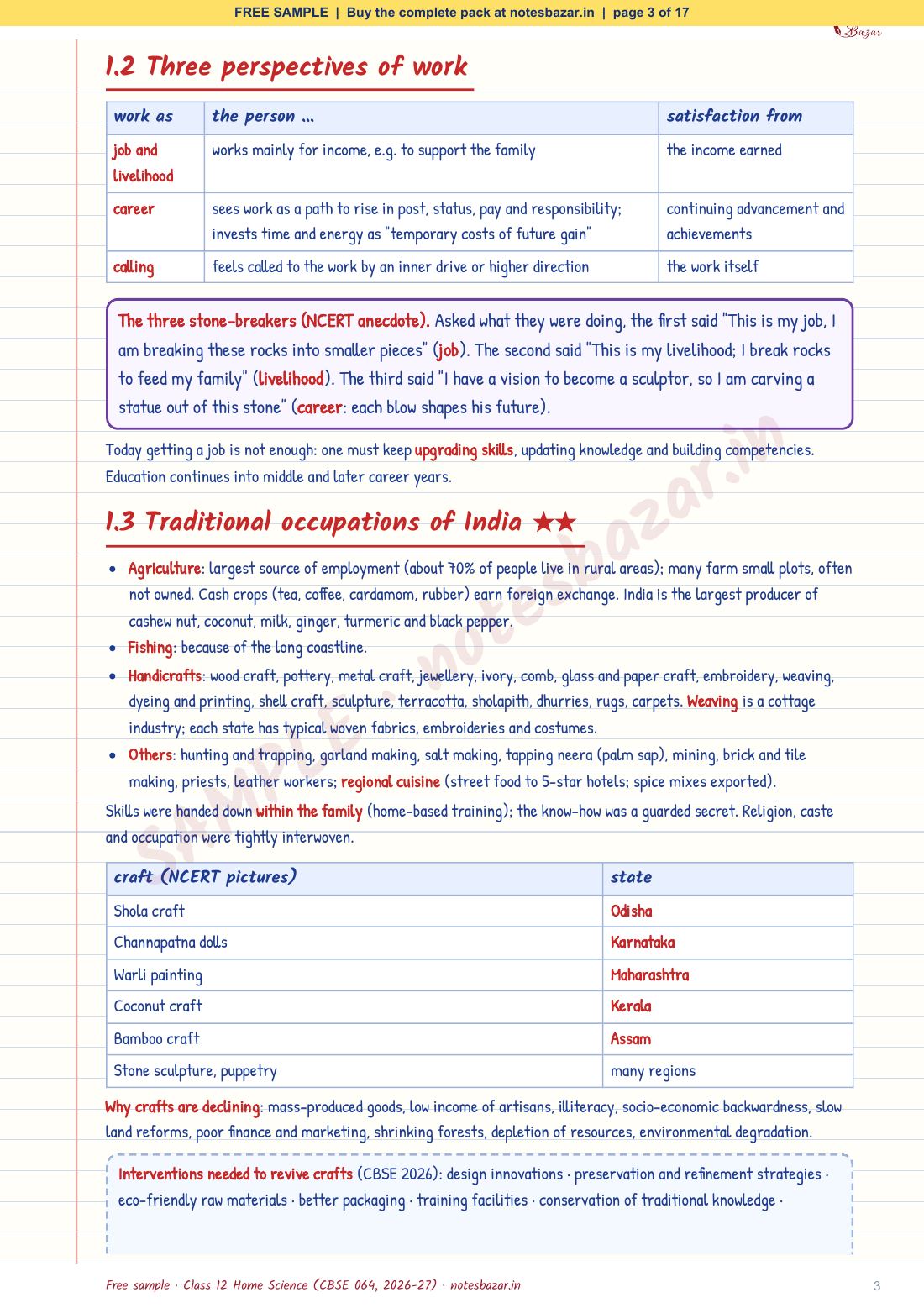 Sample page 3 of 17