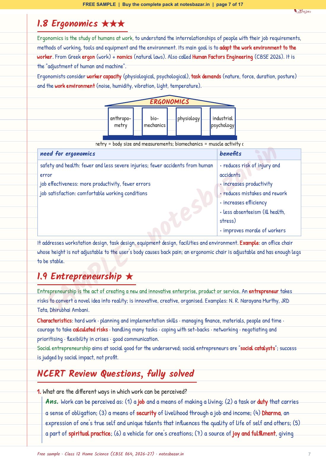 Sample page 7 of 17