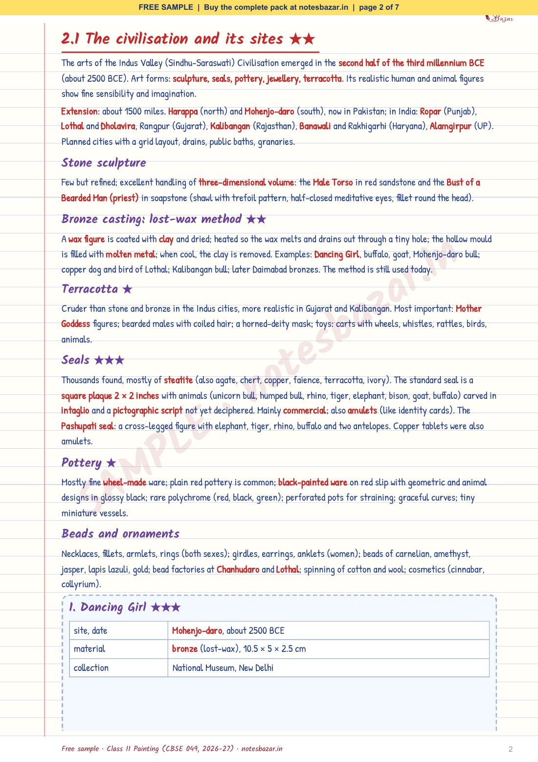 Sample page 2 of 7