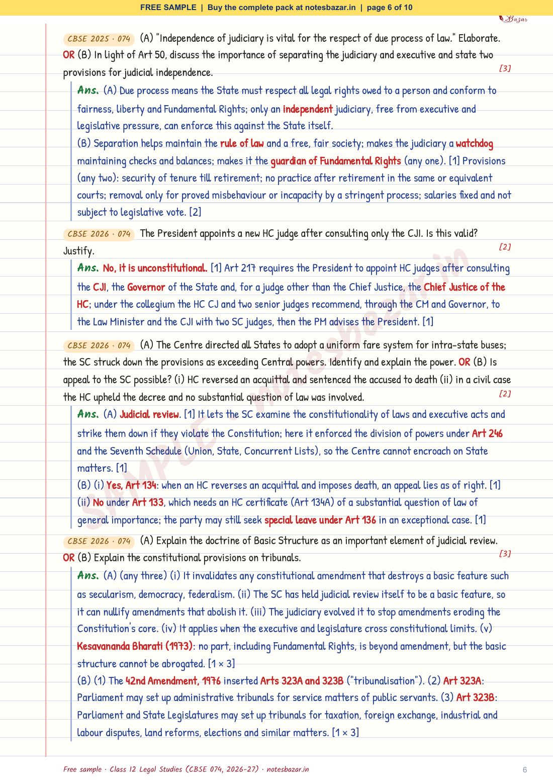Sample page 6 of 10