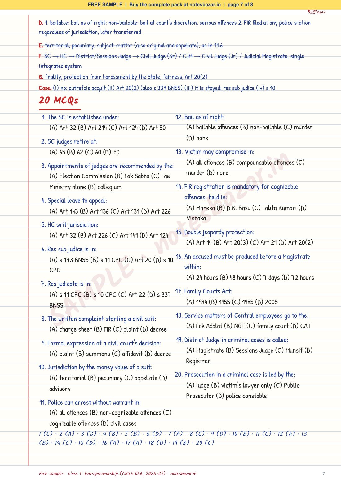 Sample page 7 of 8