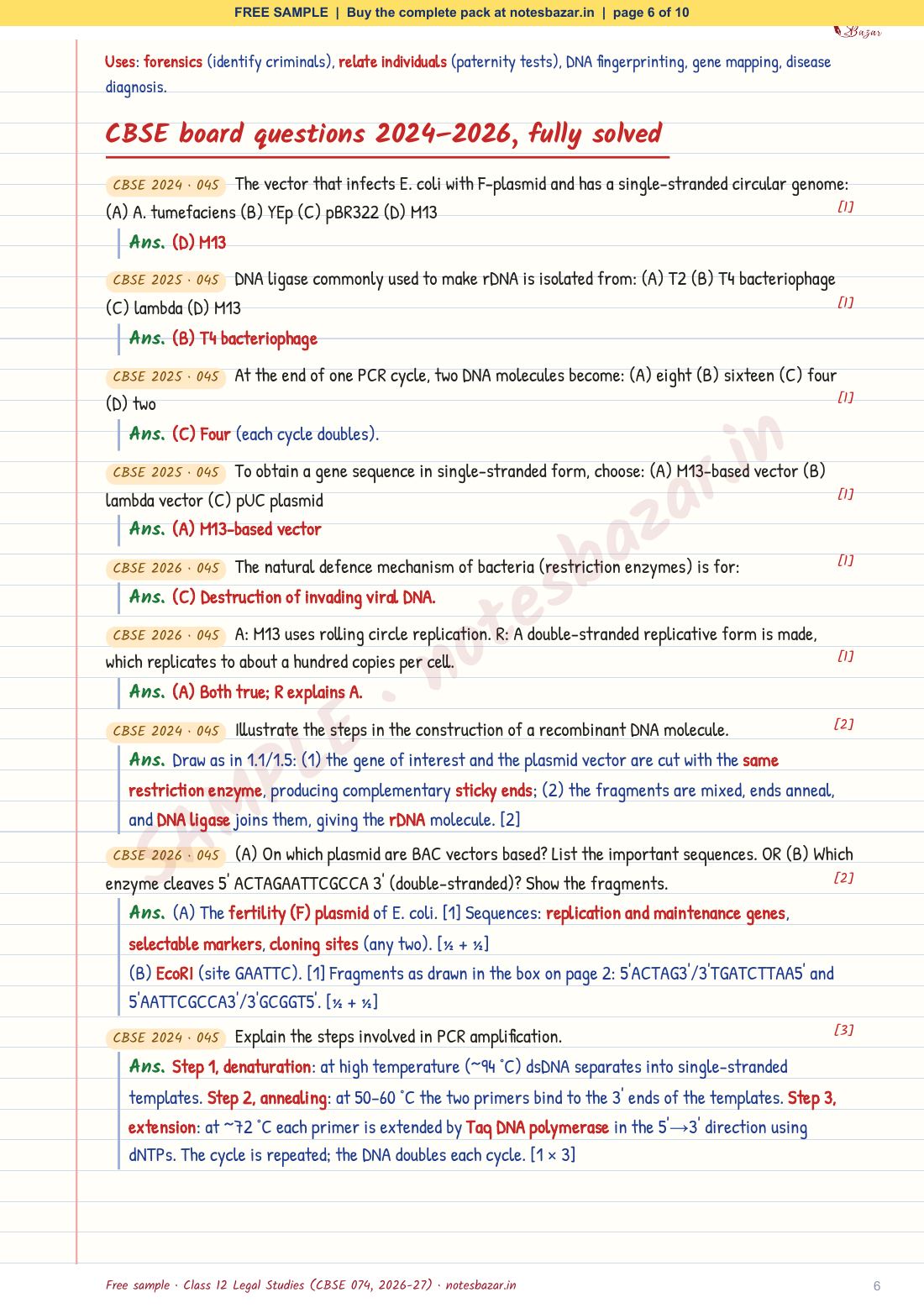 Sample page 6 of 10