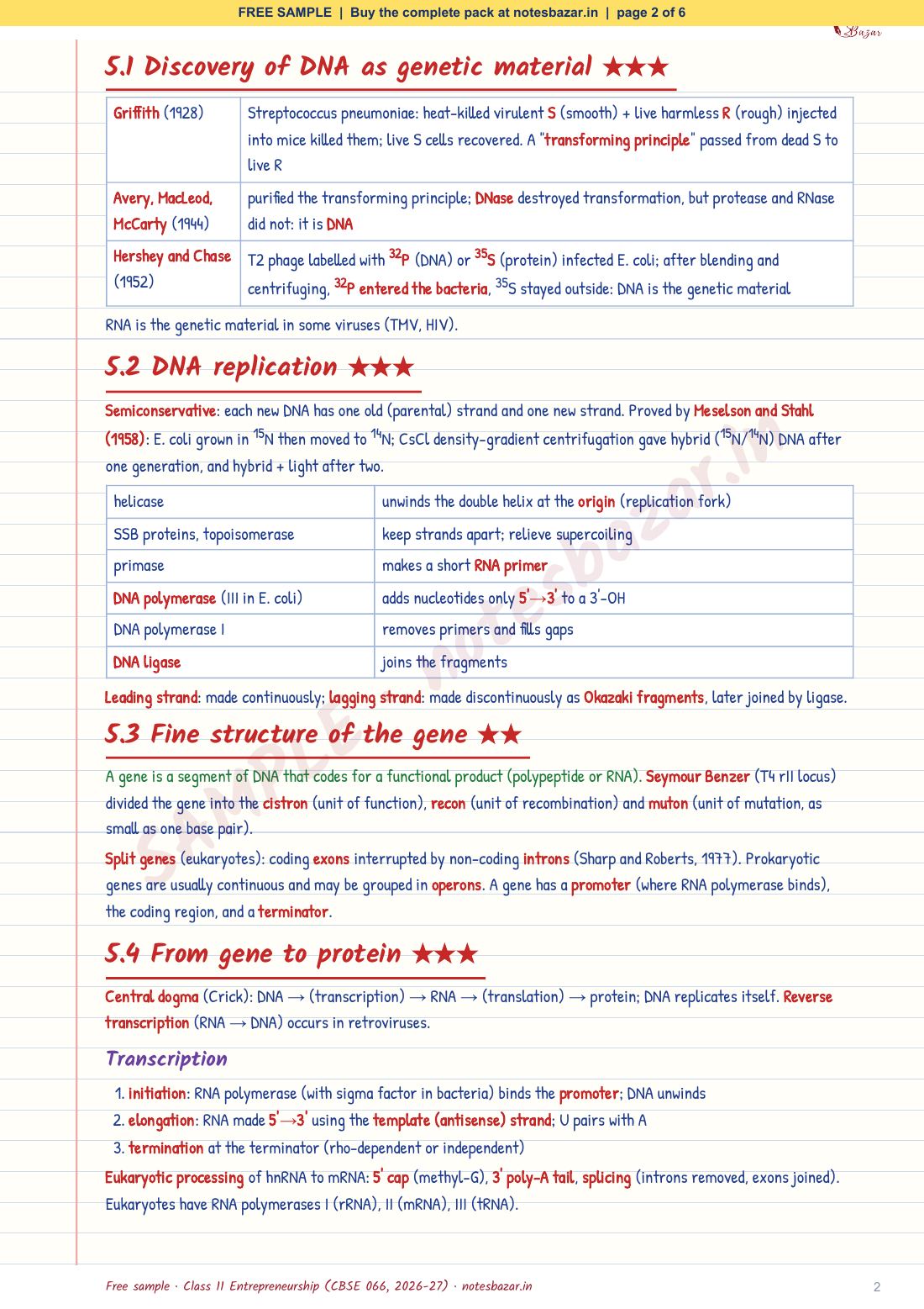 Sample page 2 of 6