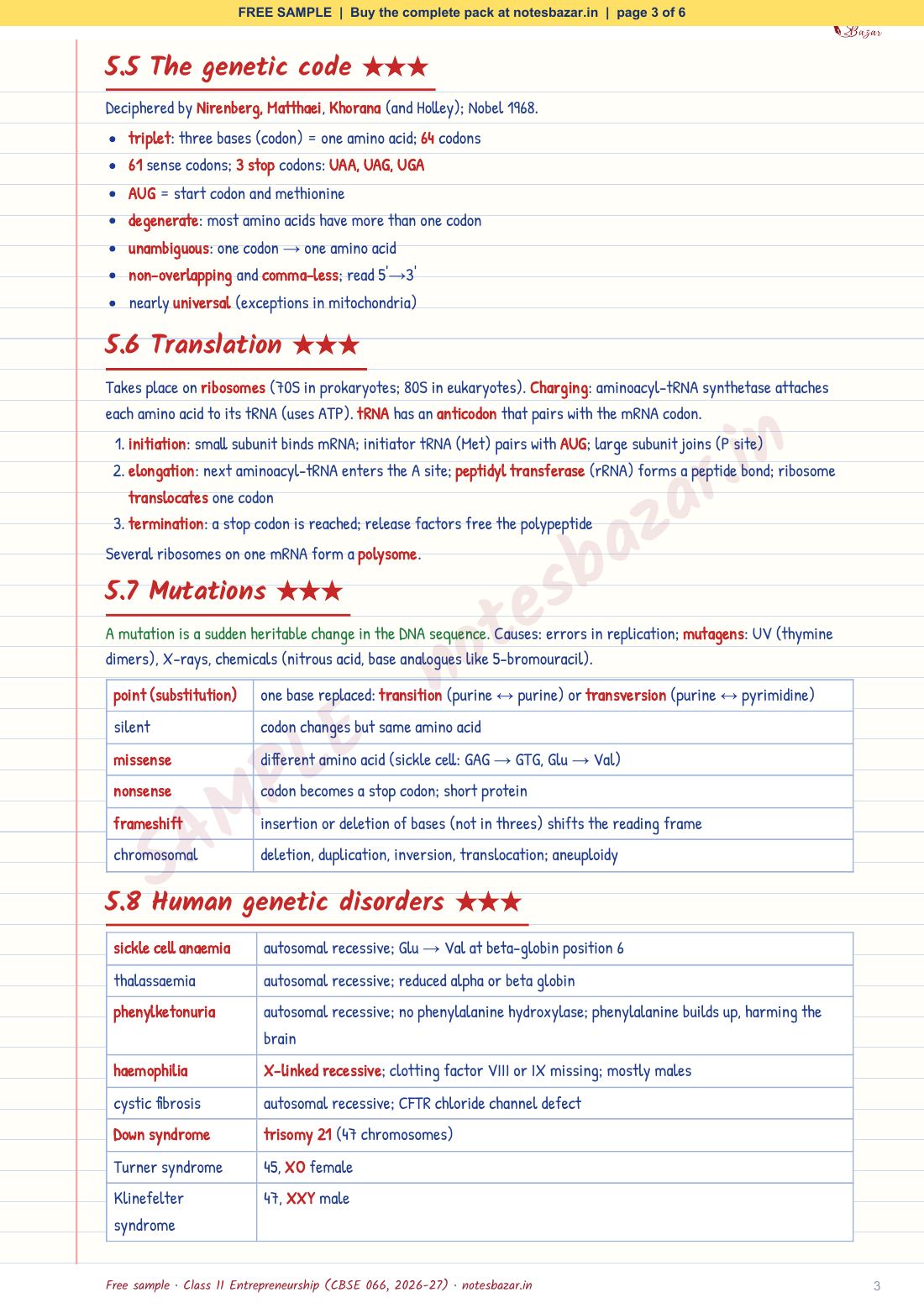 Sample page 3 of 6