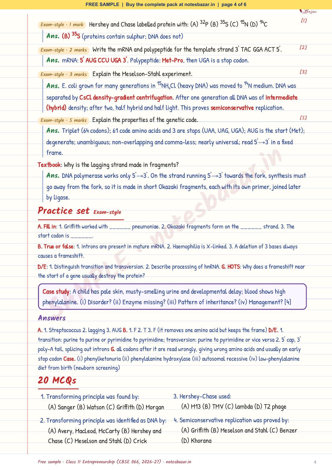 Sample page 4 of 6