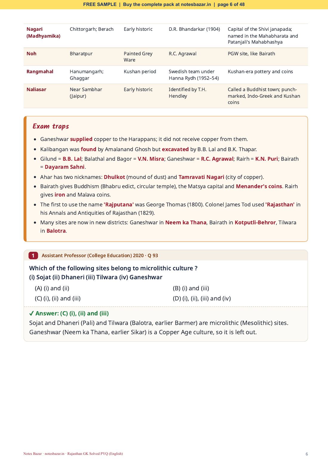 Sample page 6 of 48