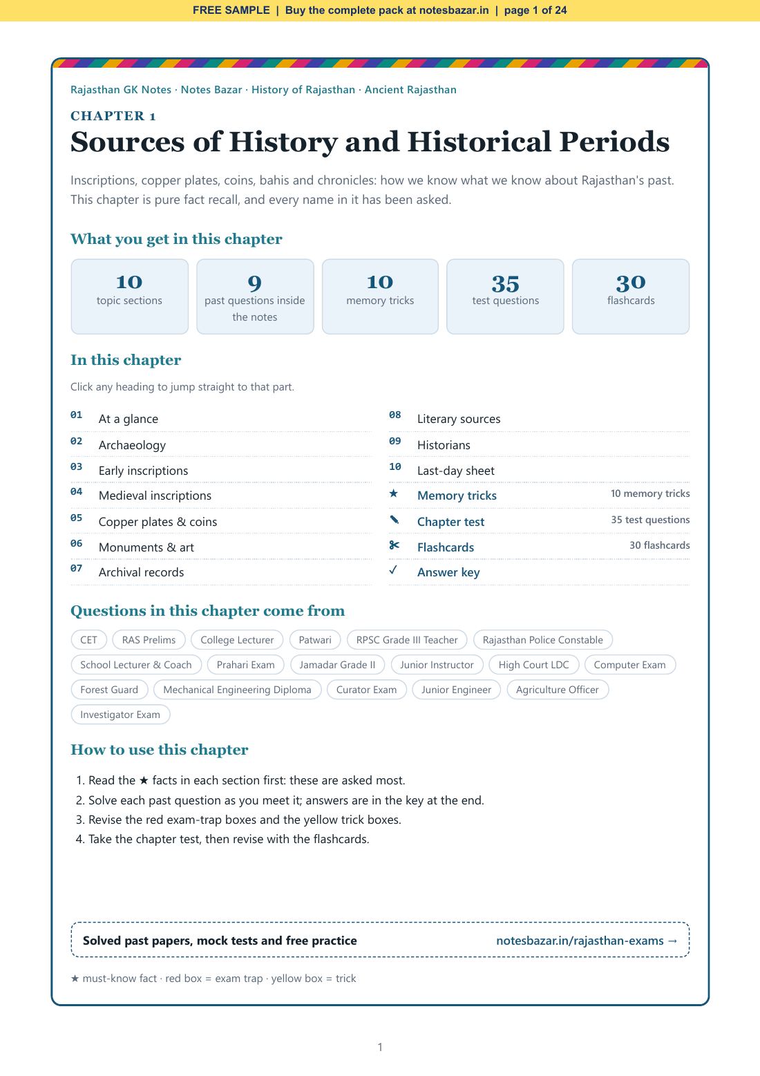 Sample page 1 of 24