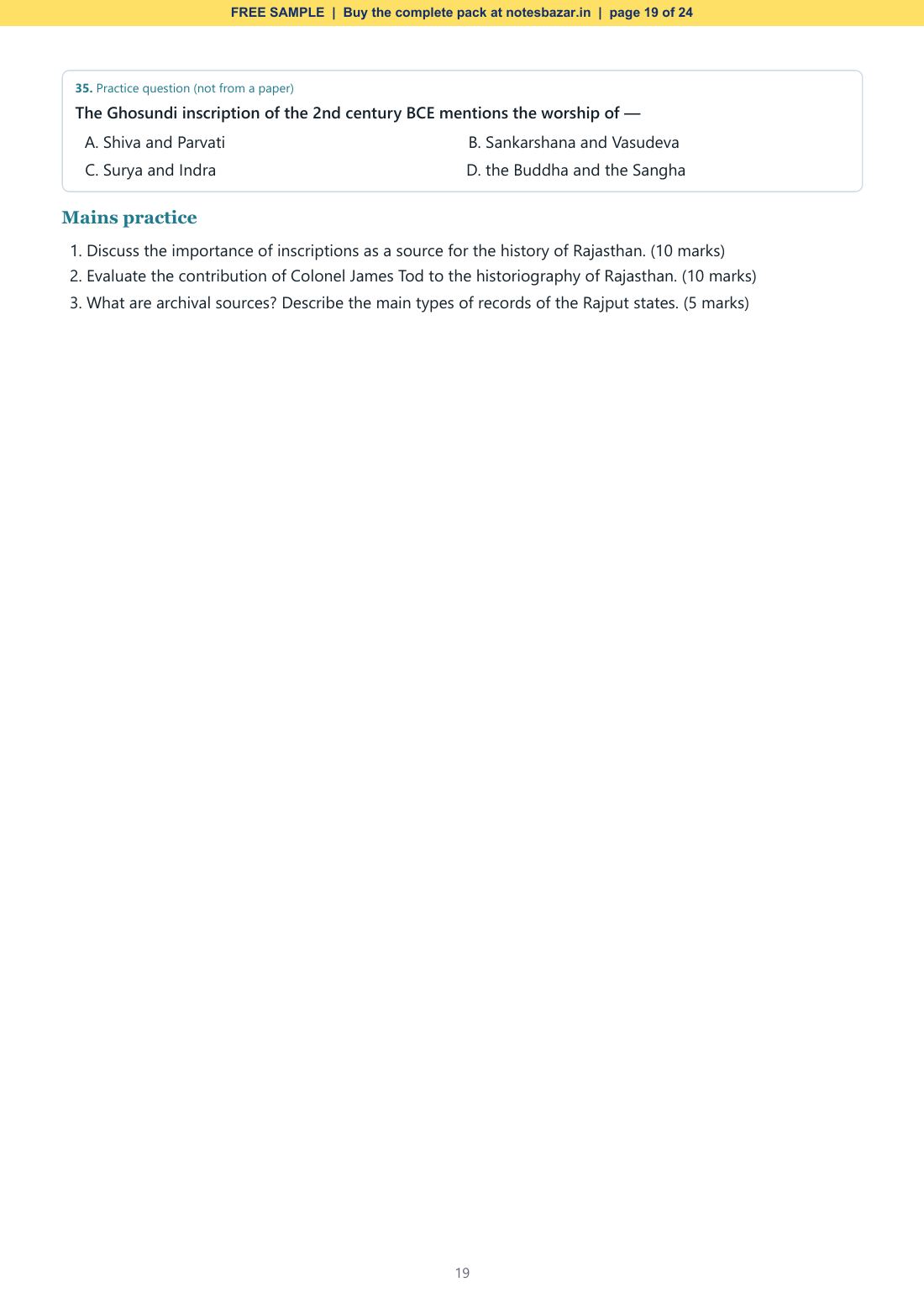 Sample page 19 of 24