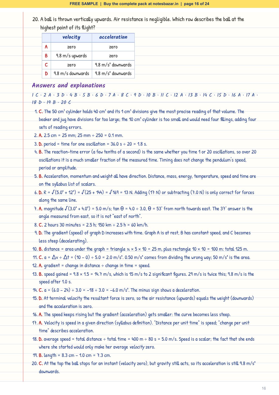 Sample page 16 of 24