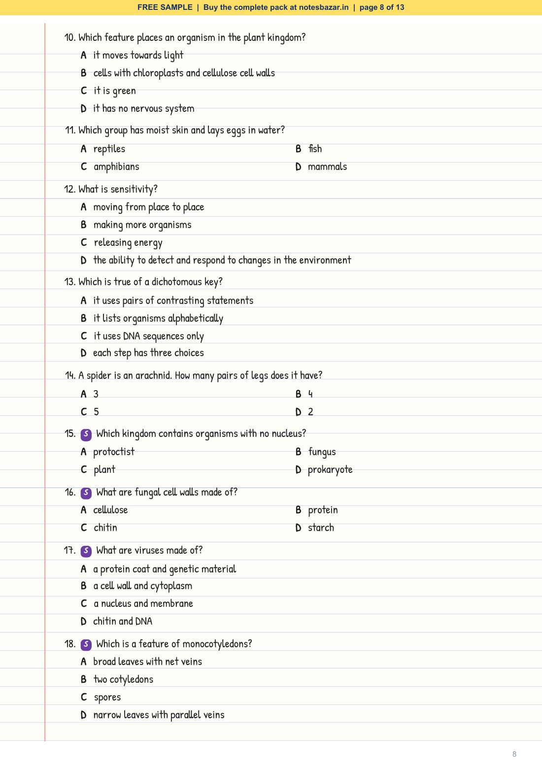 Sample page 8 of 13