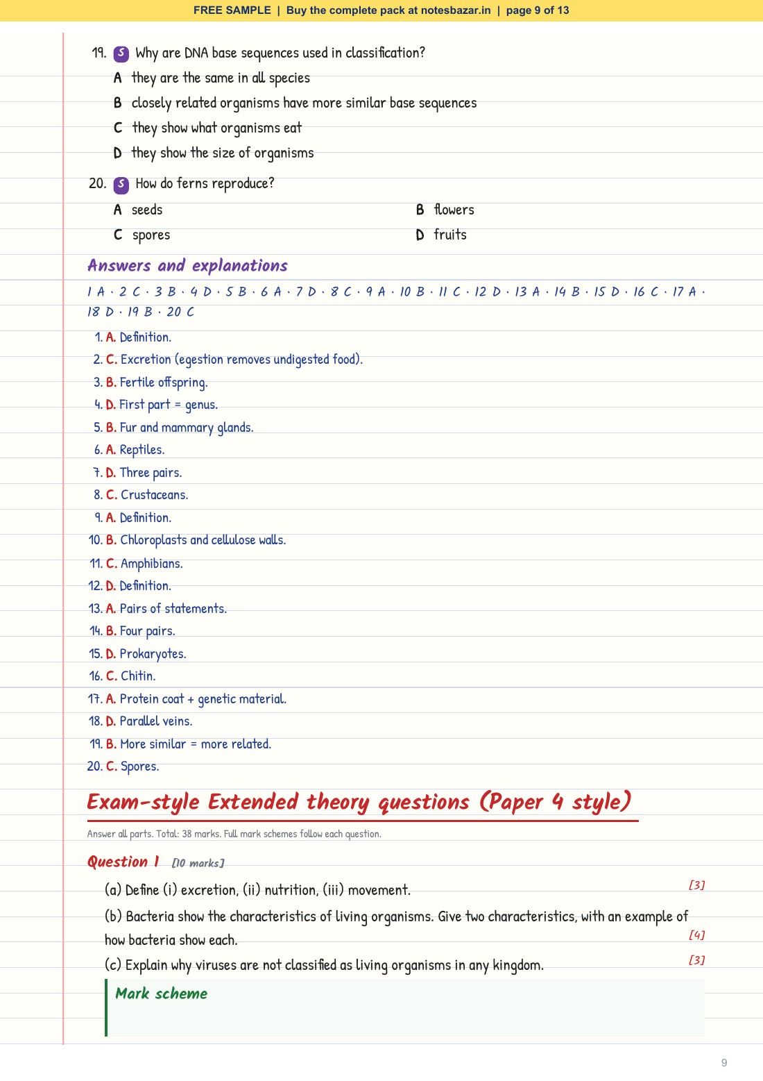 Sample page 9 of 13