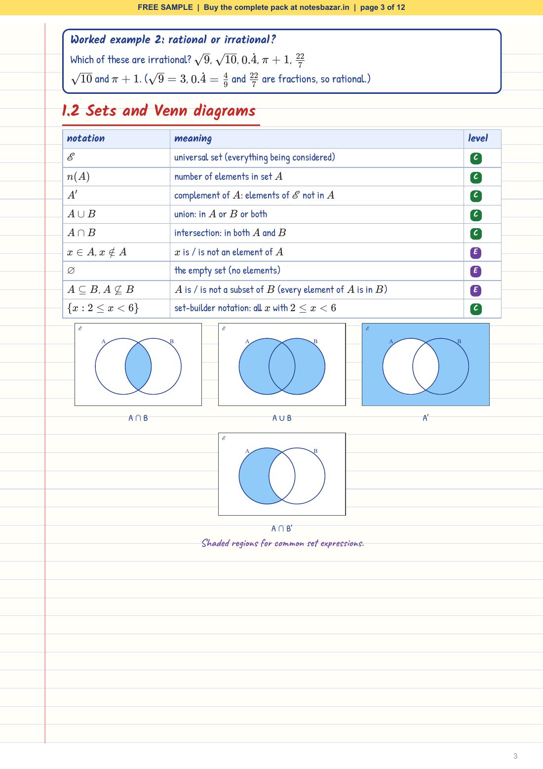 Sample page 3 of 12