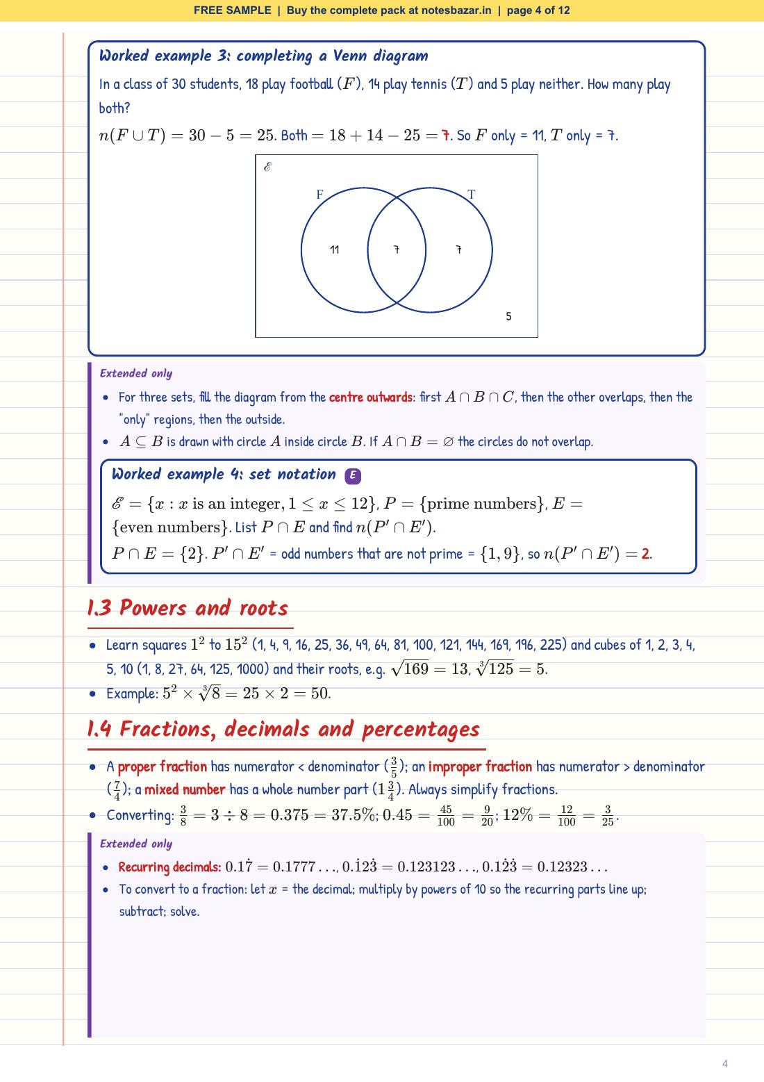 Sample page 4 of 12