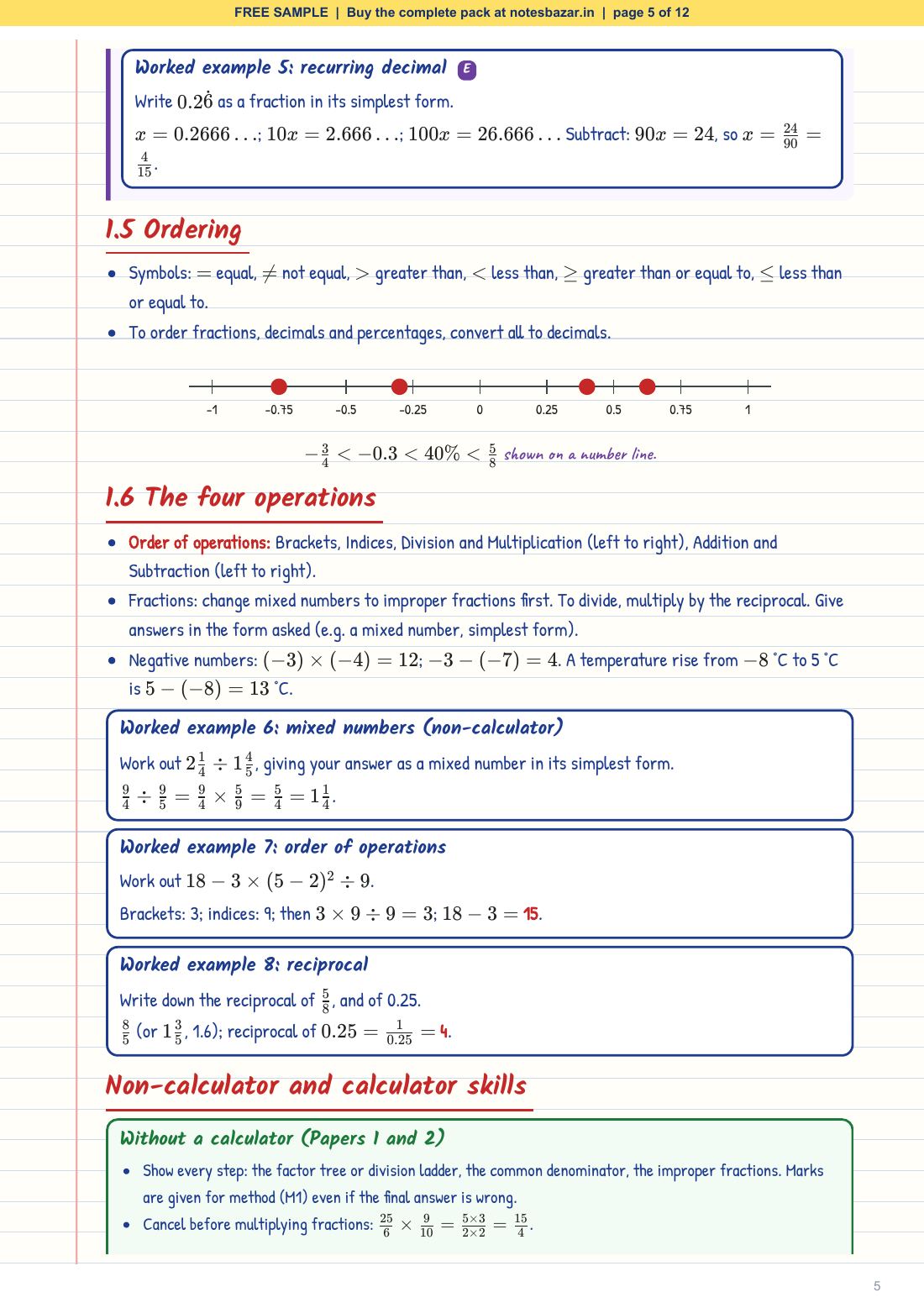 Sample page 5 of 12