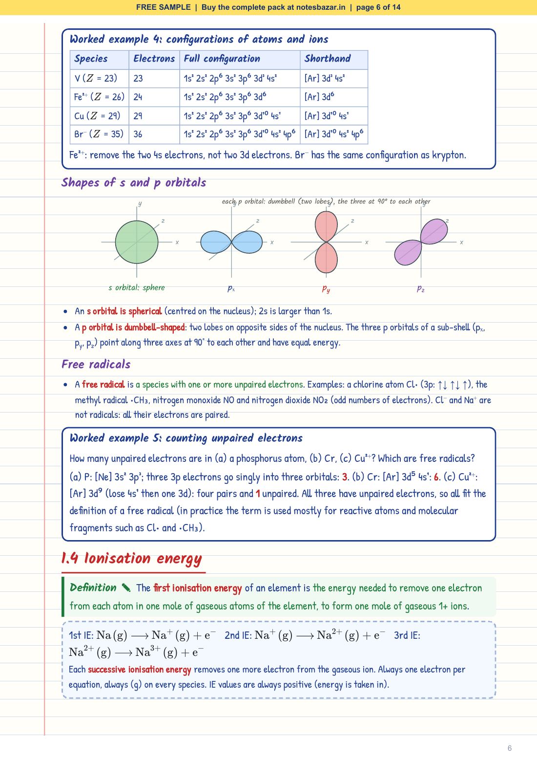 Sample page 6 of 14