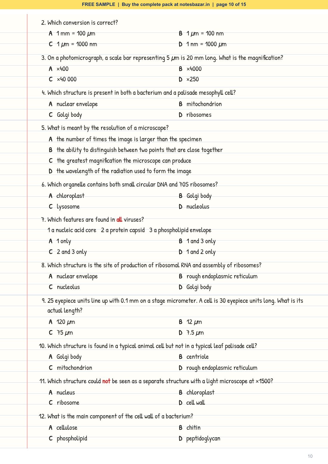 Sample page 10 of 15