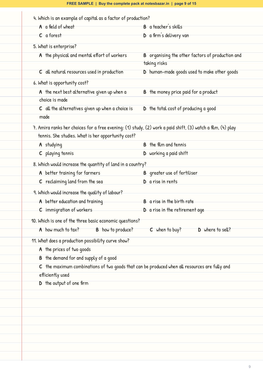 Sample page 9 of 15