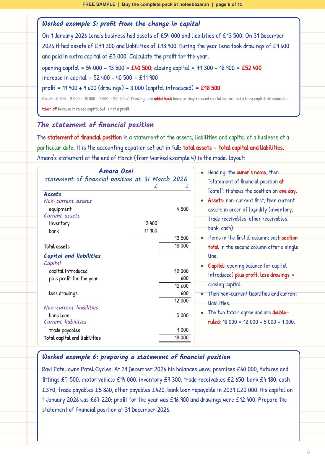 Sample page 6 of 15