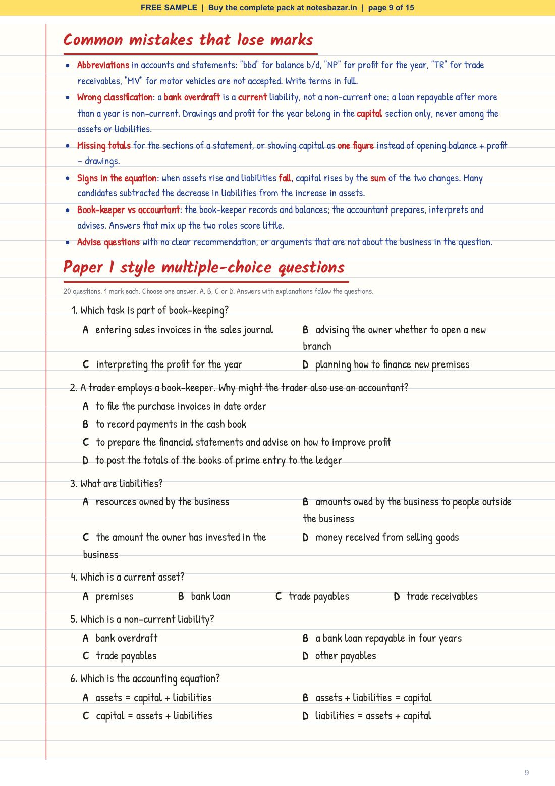 Sample page 9 of 15