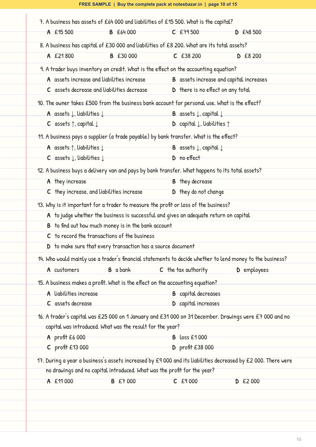 Sample page 10 of 15