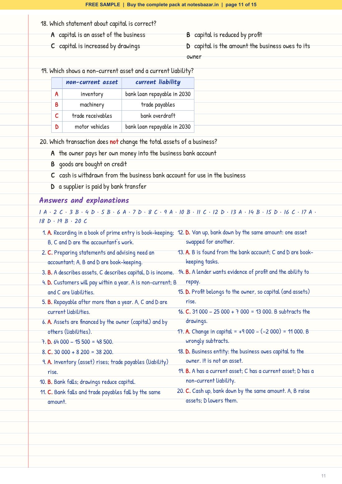 Sample page 11 of 15