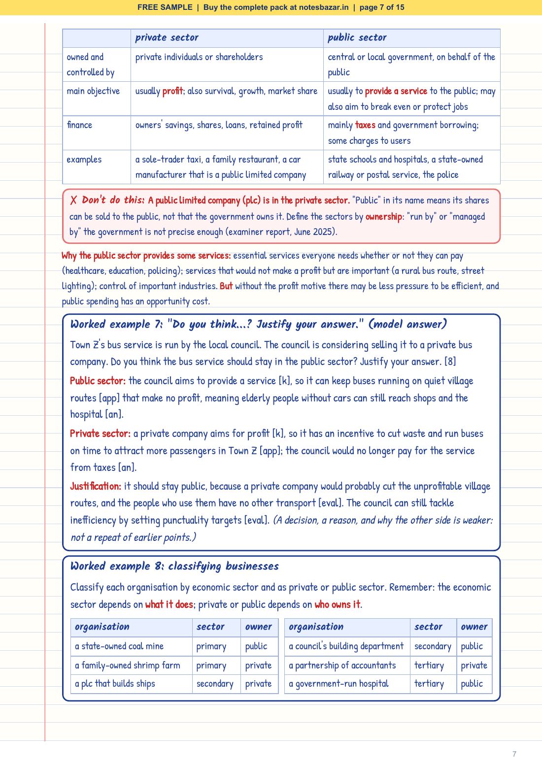 Sample page 7 of 15