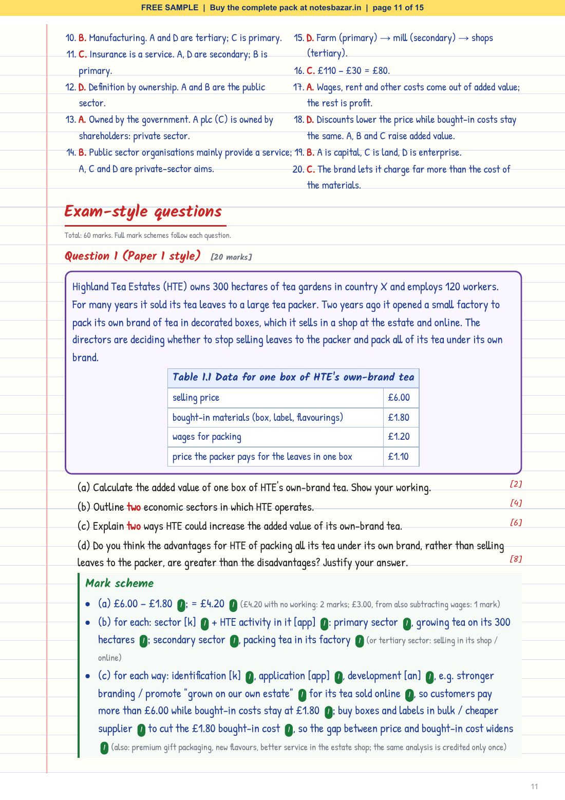 Sample page 11 of 15