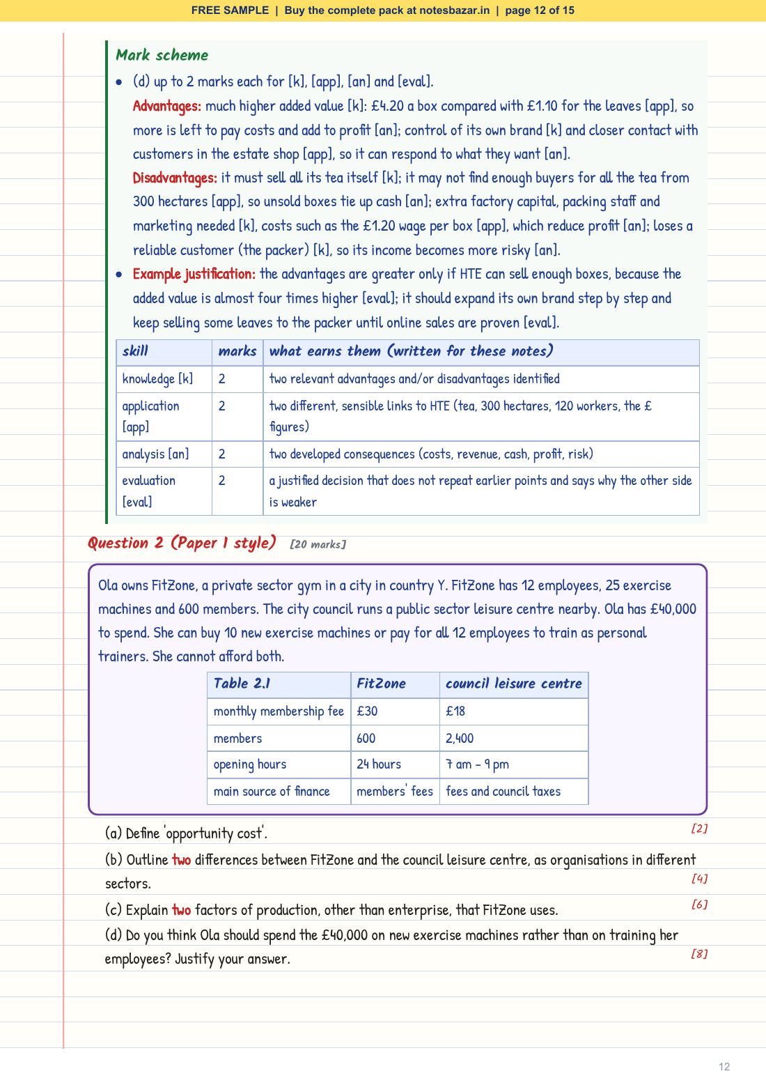 Sample page 12 of 15