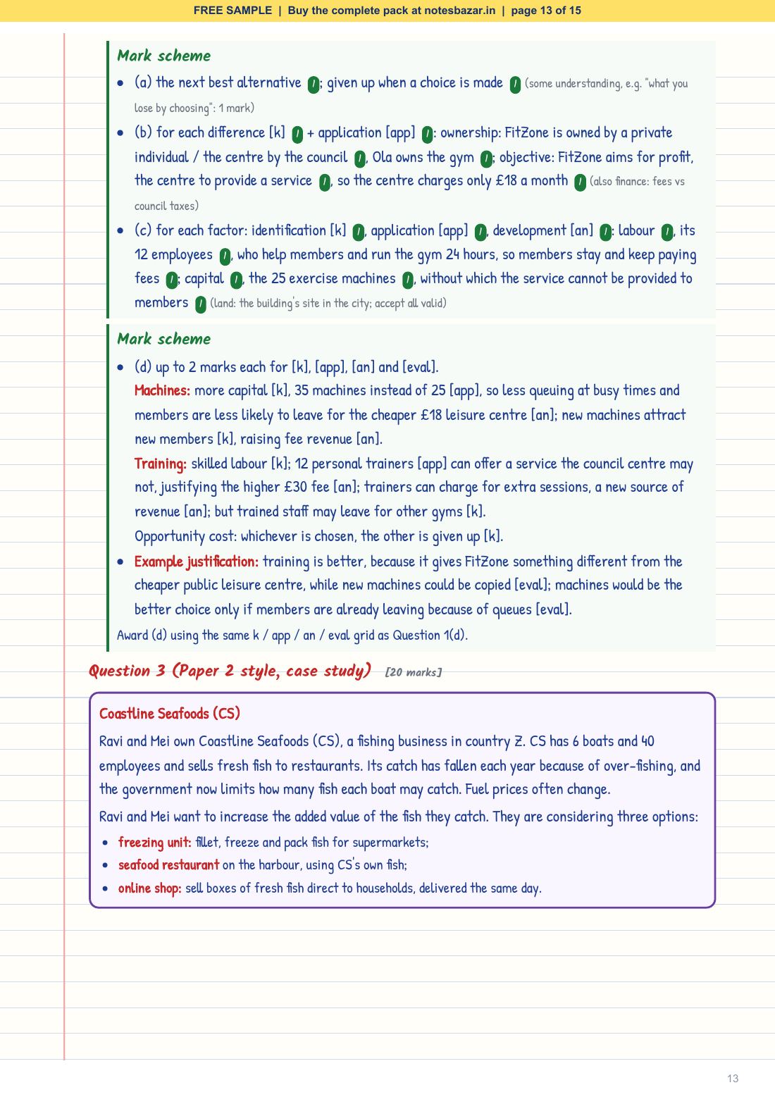 Sample page 13 of 15