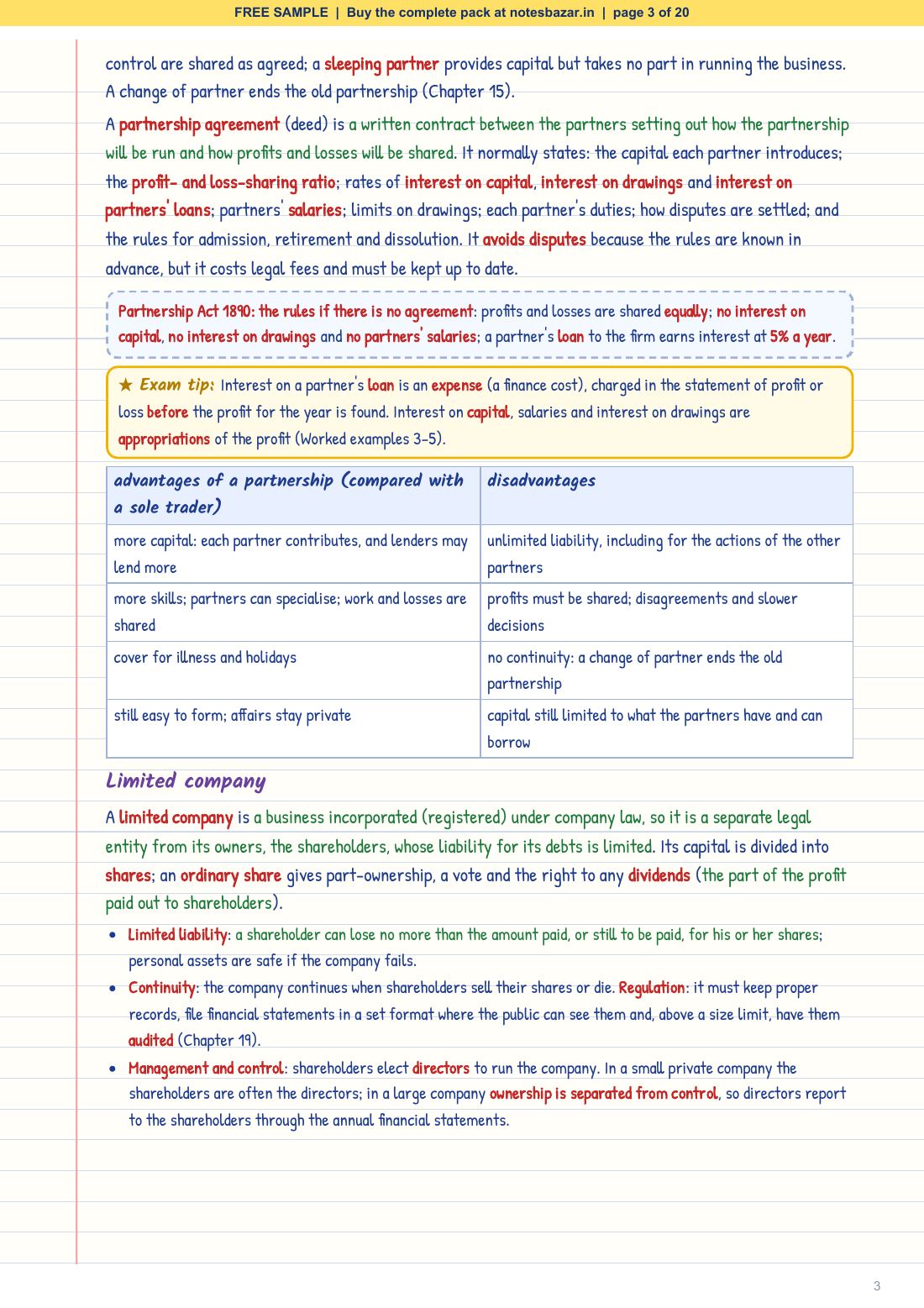 Sample page 3 of 20