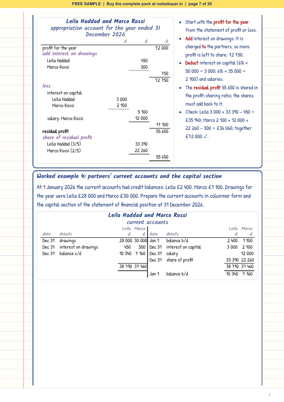 Sample page 7 of 20